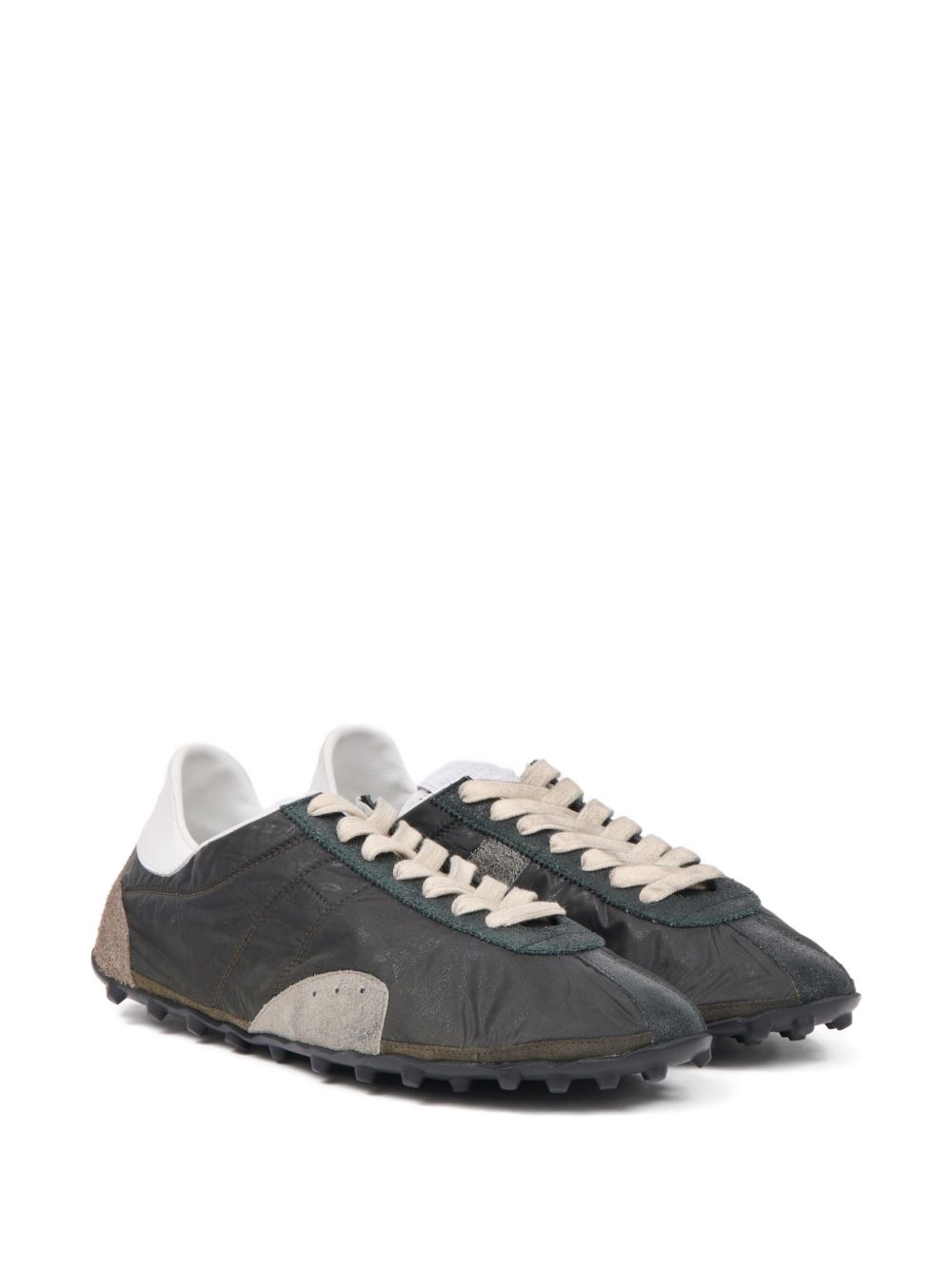 Maison Margiela Sneakers Green Calf Leather