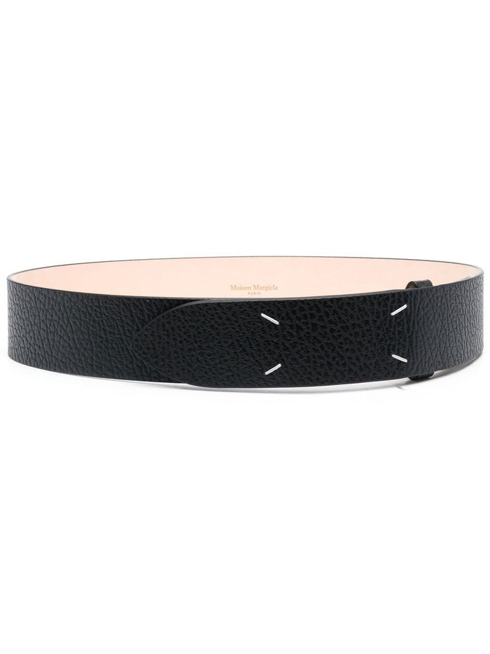 Maison Margiela Belts Black Calf Leather