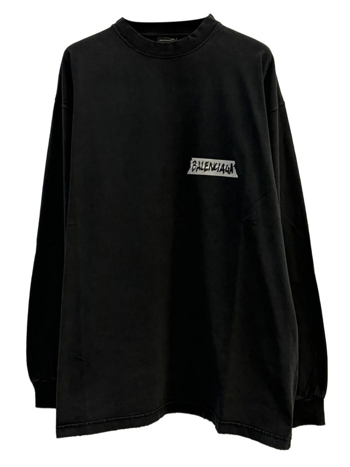 Balenciaga T-shirts and Polos Black Cotton