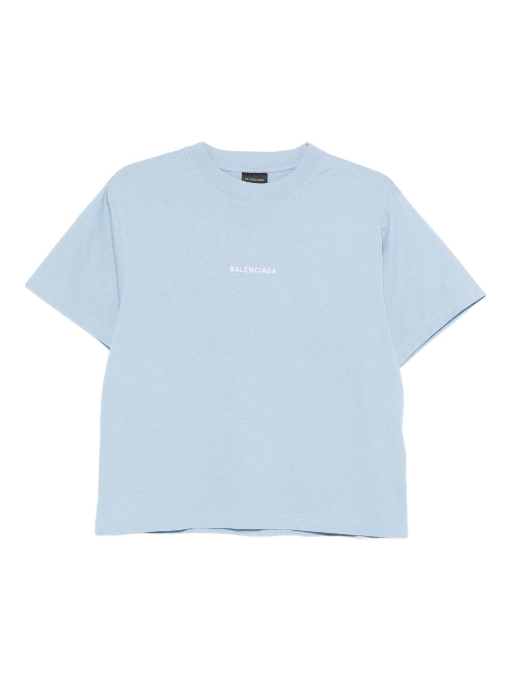 Balenciaga T-shirts and Polos Clear Blue Cotton