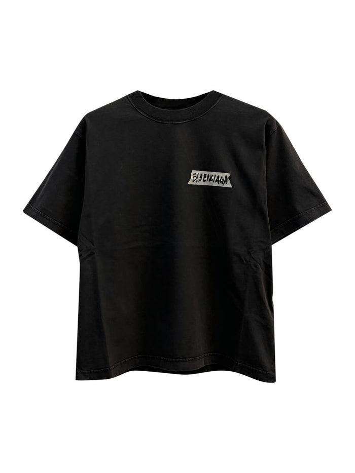 Balenciaga T-shirts and Polos Black Cotton