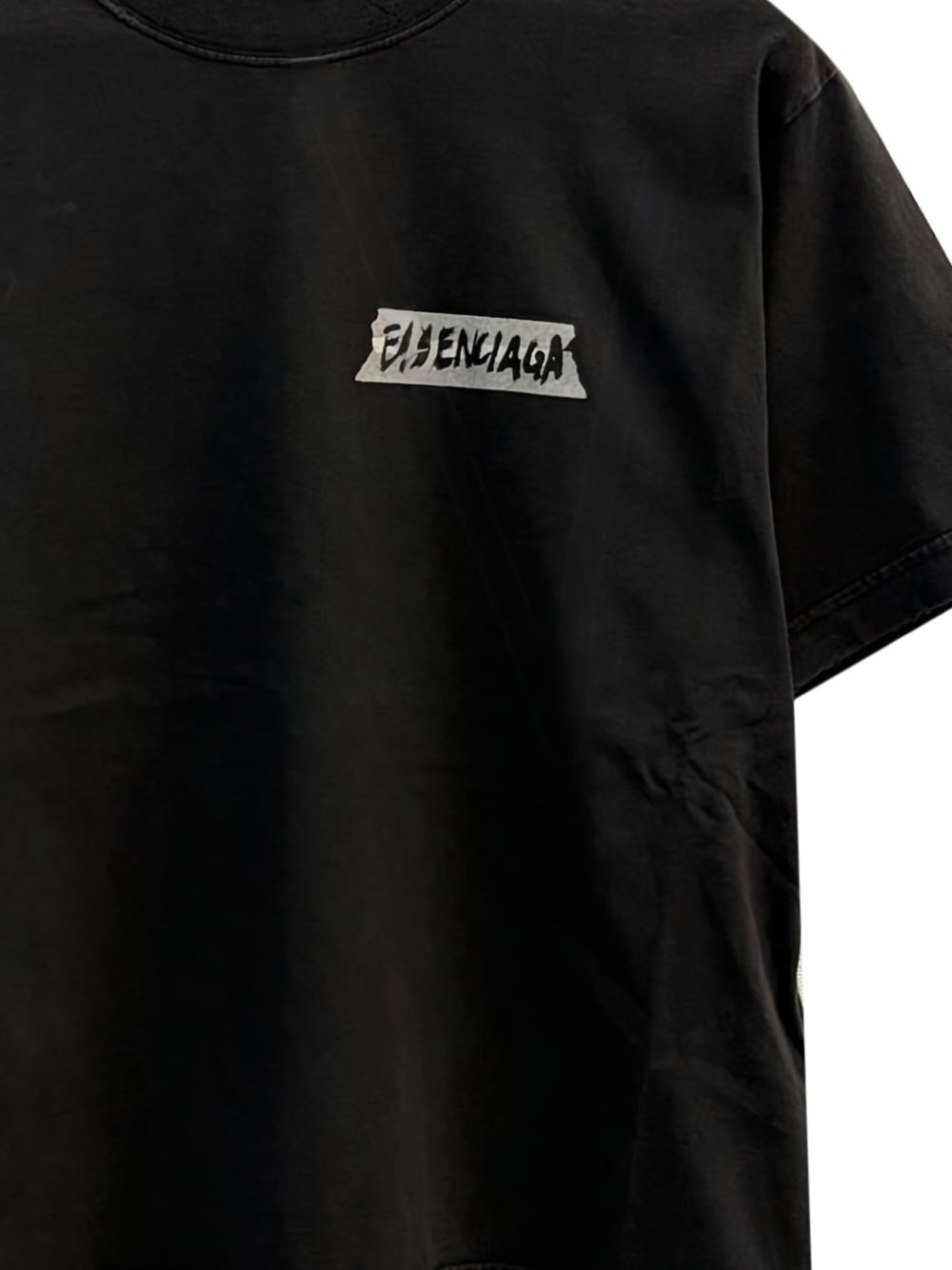 Balenciaga T-shirts and Polos Black Cotton