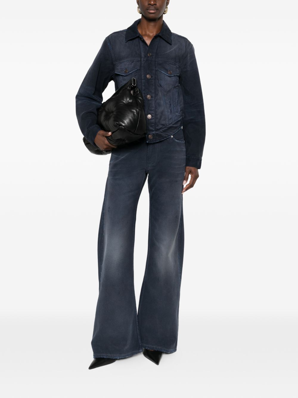 Balenciaga Coats Blue Cotton