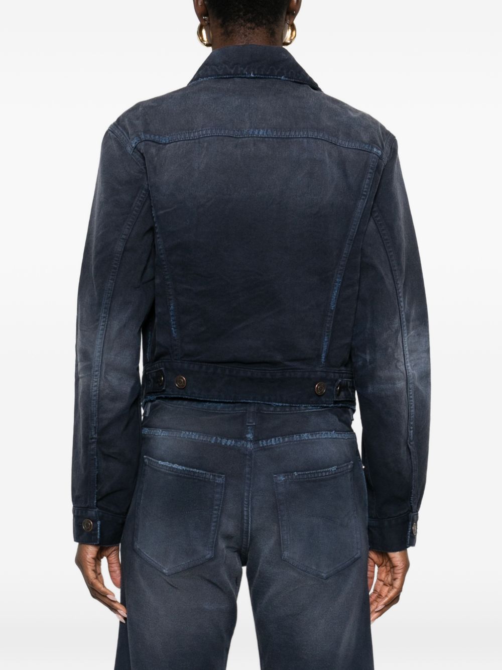 Balenciaga Coats Blue Cotton
