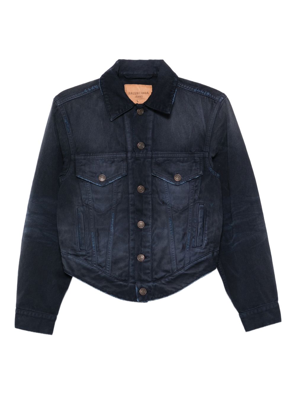 Balenciaga Coats Blue Cotton