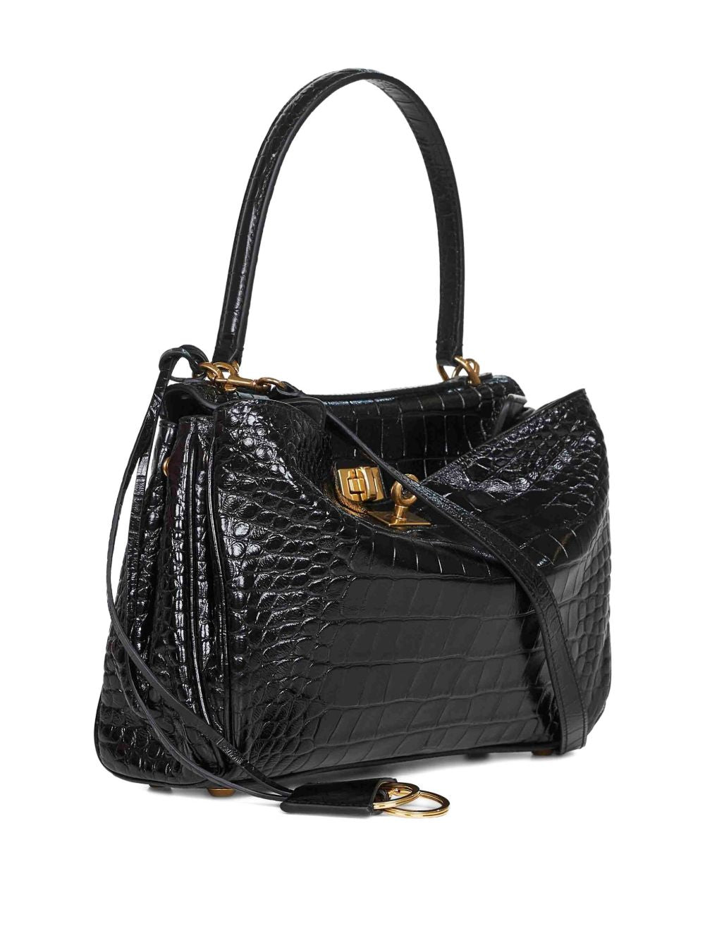 Balenciaga Bags Black Calf Leather