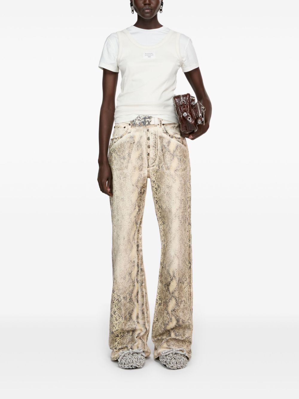 Acne Studios T-Shirts And Polos White Cotton