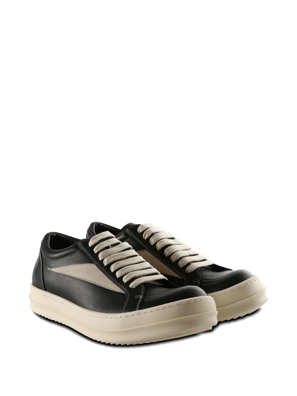 Rick Owens Sneakers Black Calf Leather