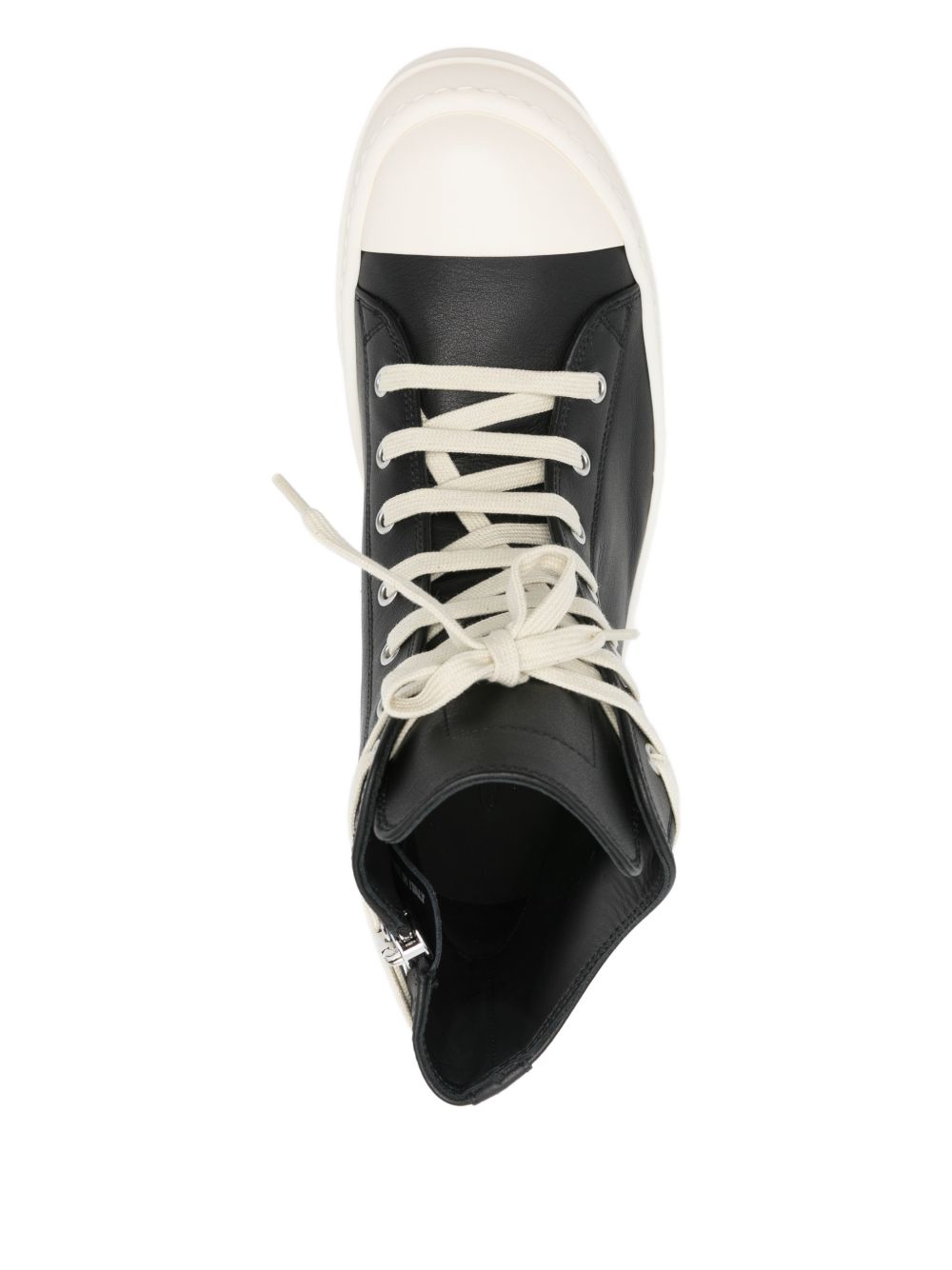 Rick Owens Sneakers Black Calf Leather