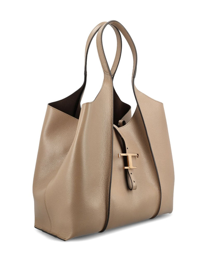 Tods Bags Marrone Chiaro Calf Leather