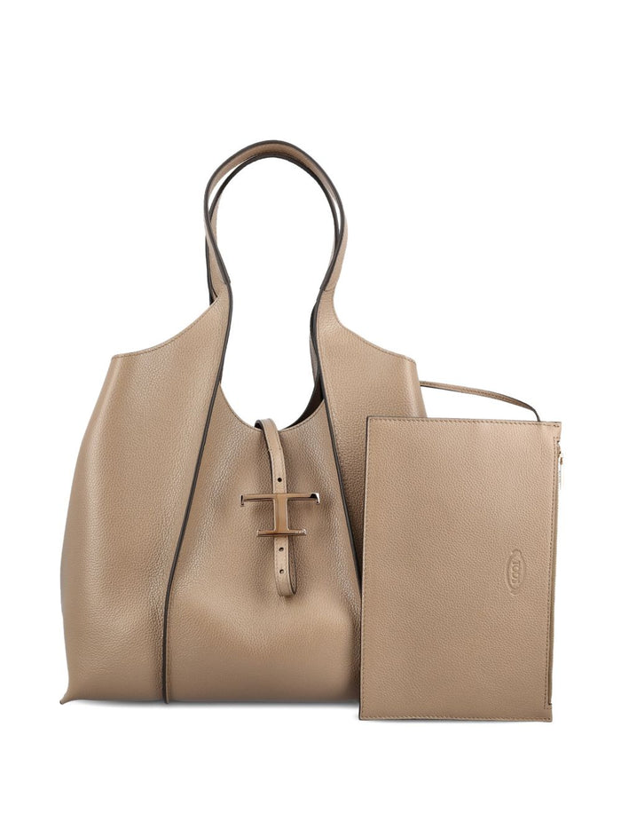 Tods Bags Marrone Chiaro Calf Leather