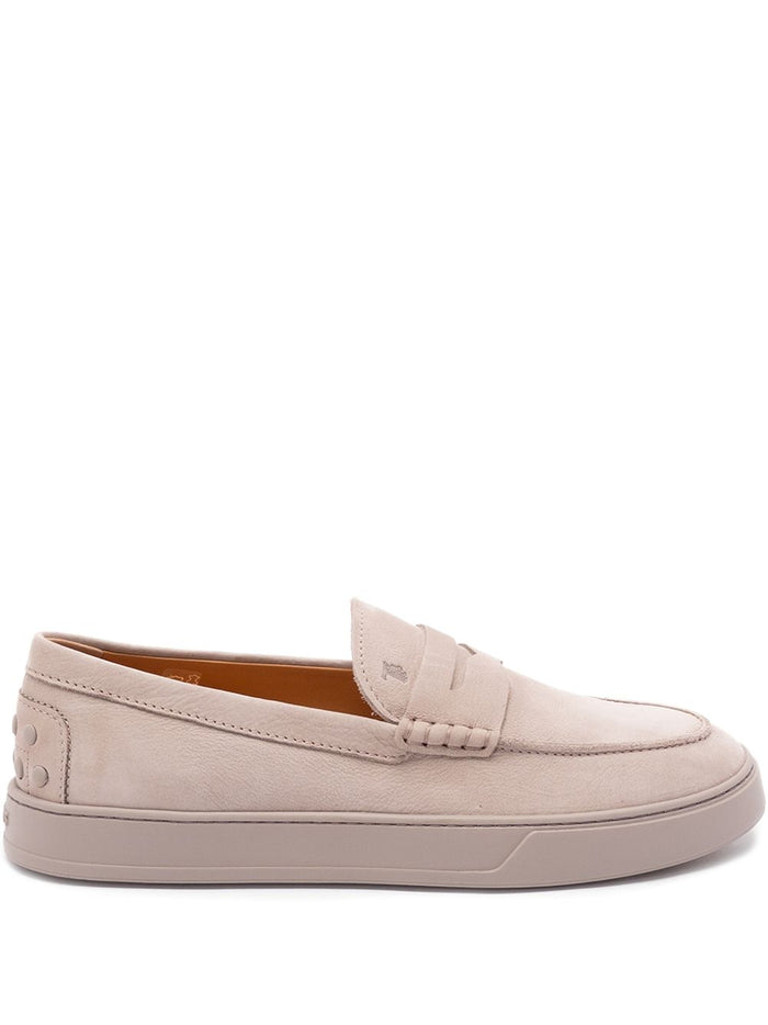 Tods Flat shoes Dove Grey Calf Leather