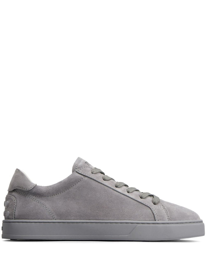 Tods Sneakers Grigio Calf Leather