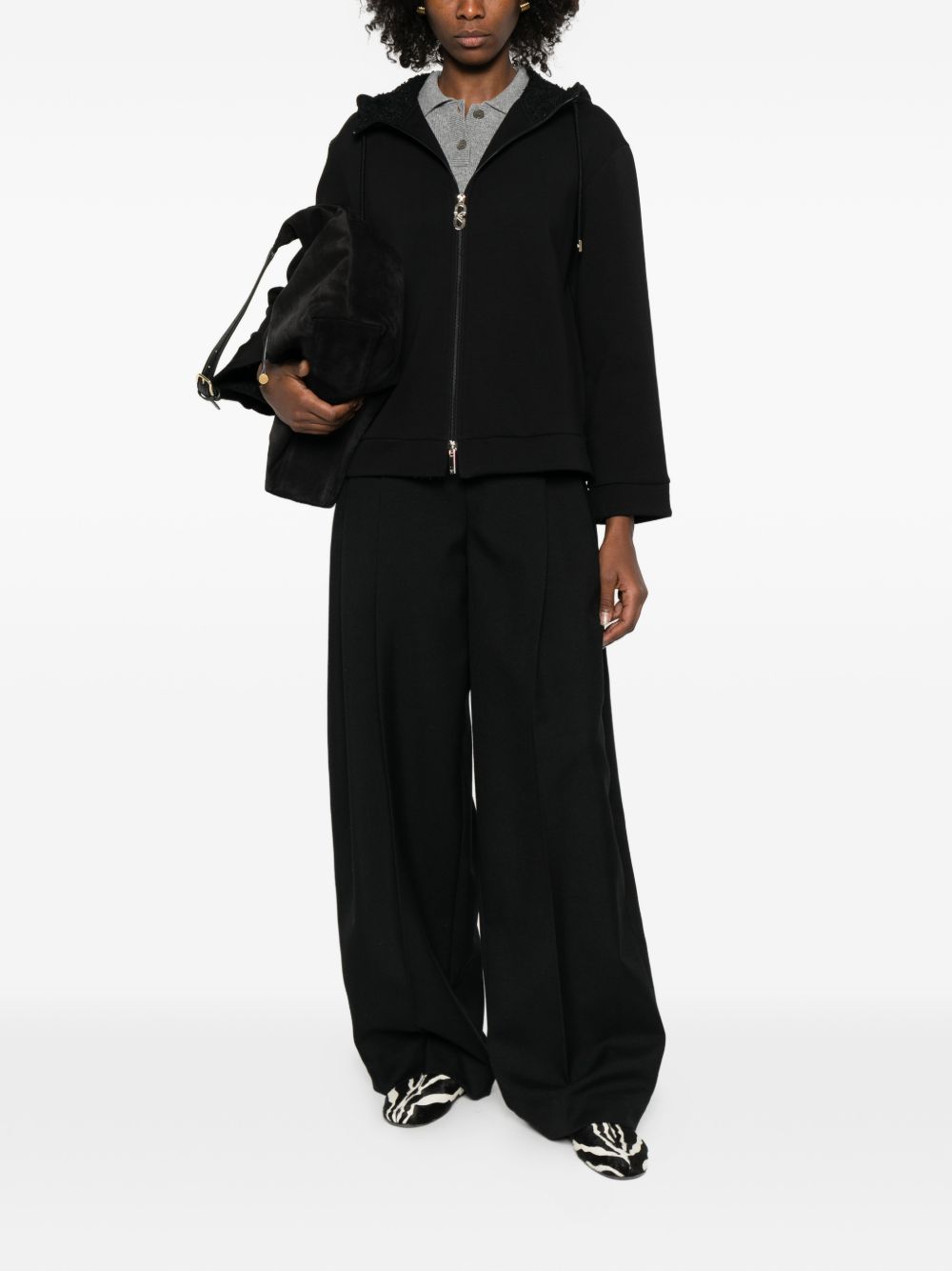EMPORIO ARMANI CAPSULE PRE Coats Black Polyester
