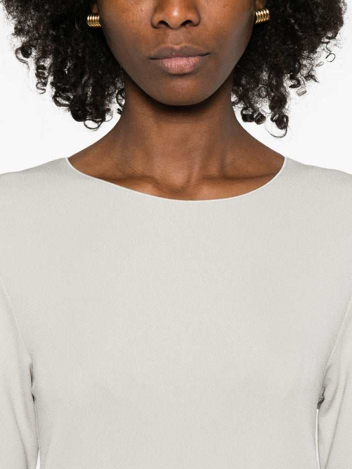 Emporio Armani Dresses Light Grey Viscose