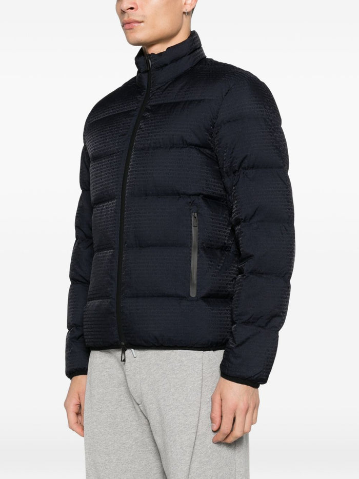 Emporio Armani Coats Blue Polyamide