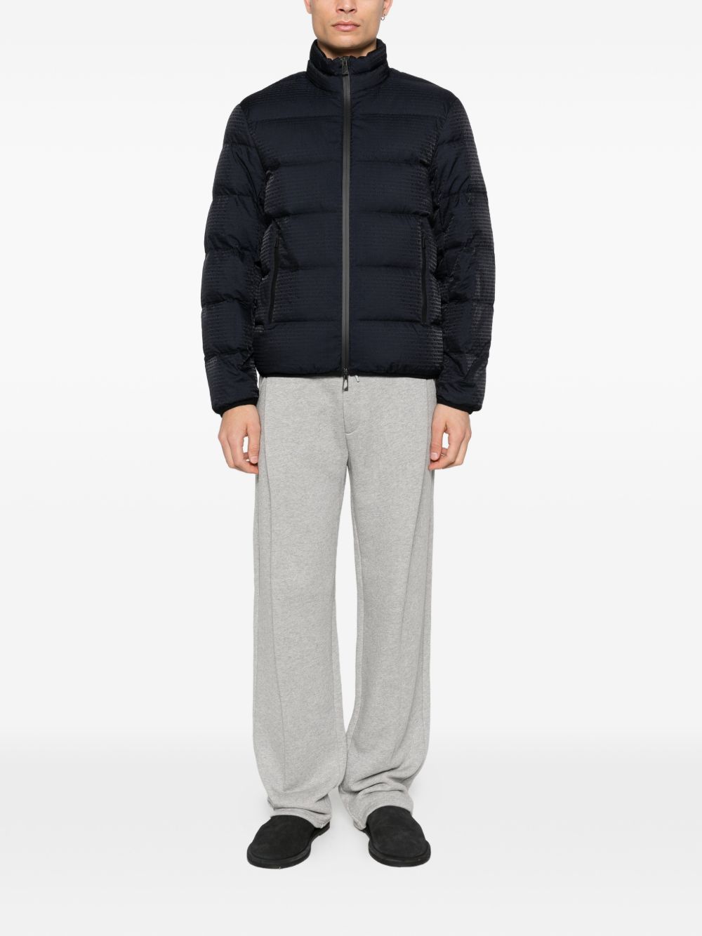 Emporio Armani Coats Blue Polyamide