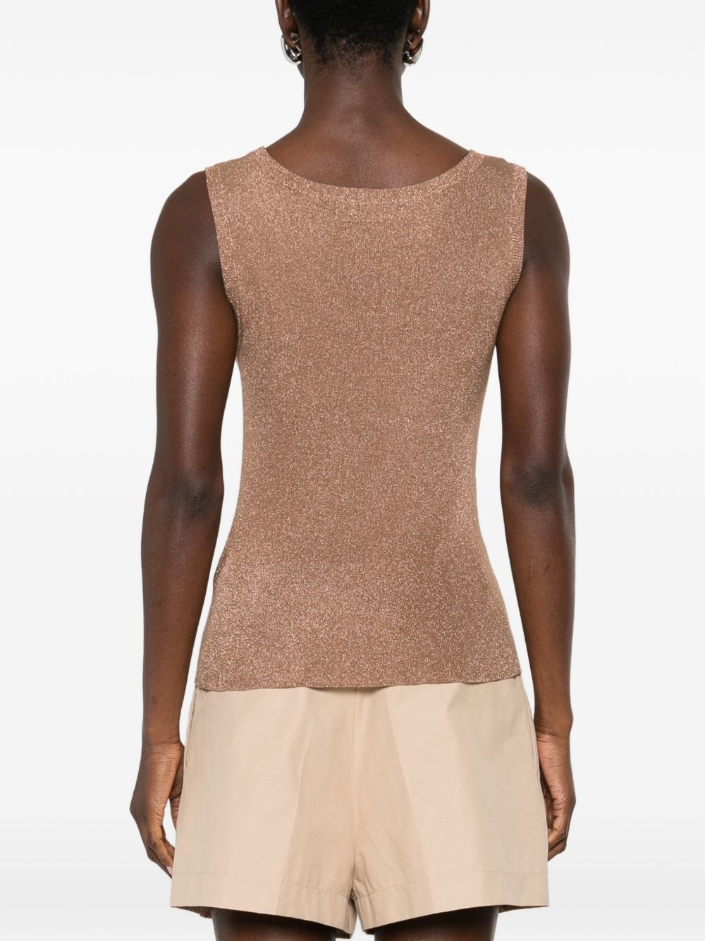 Fabiana Filippi Top Brown Viscose