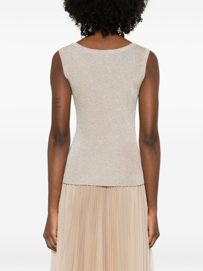 Fabiana Filippi Top Ivory Viscose