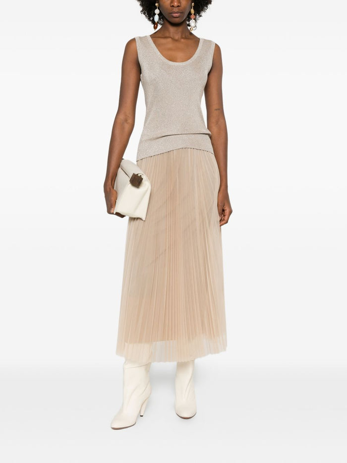 Fabiana Filippi Top Ivory Viscose