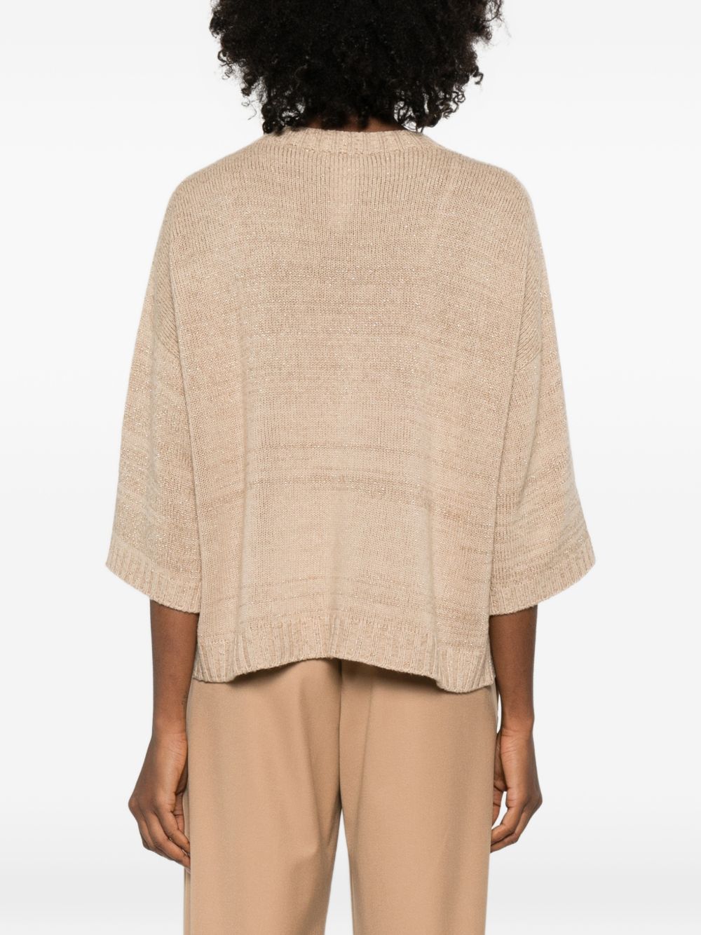 Fabiana Filippi Sweaters Beige Virgin Wool