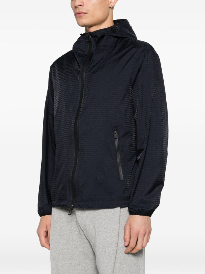 Emporio Armani Coats Blue Polyamide
