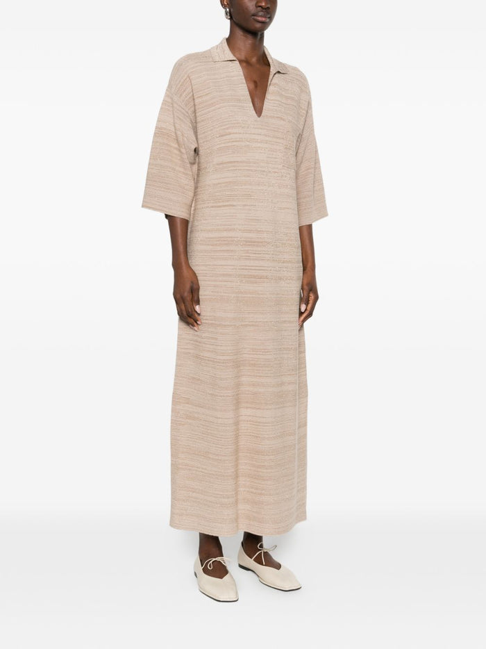 Fabiana Filippi Dresses Beige Virgin Wool