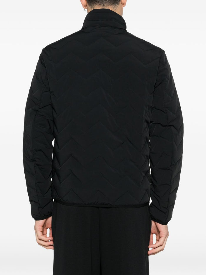 Emporio Armani Coats Black Polyamide
