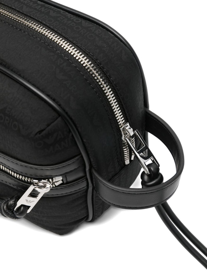 E.ARMANI EXCLUSIVE PRE Wallets Black Polyamide