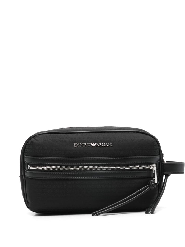 E.ARMANI EXCLUSIVE PRE Wallets Black Polyamide