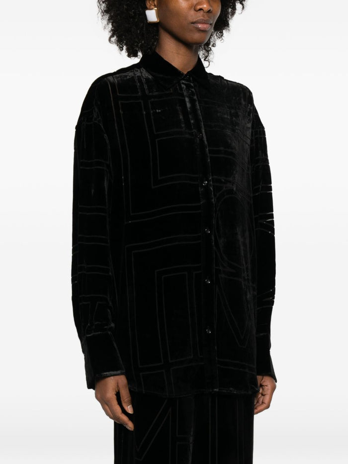 TOTEME PRE Shirts Black Viscose
