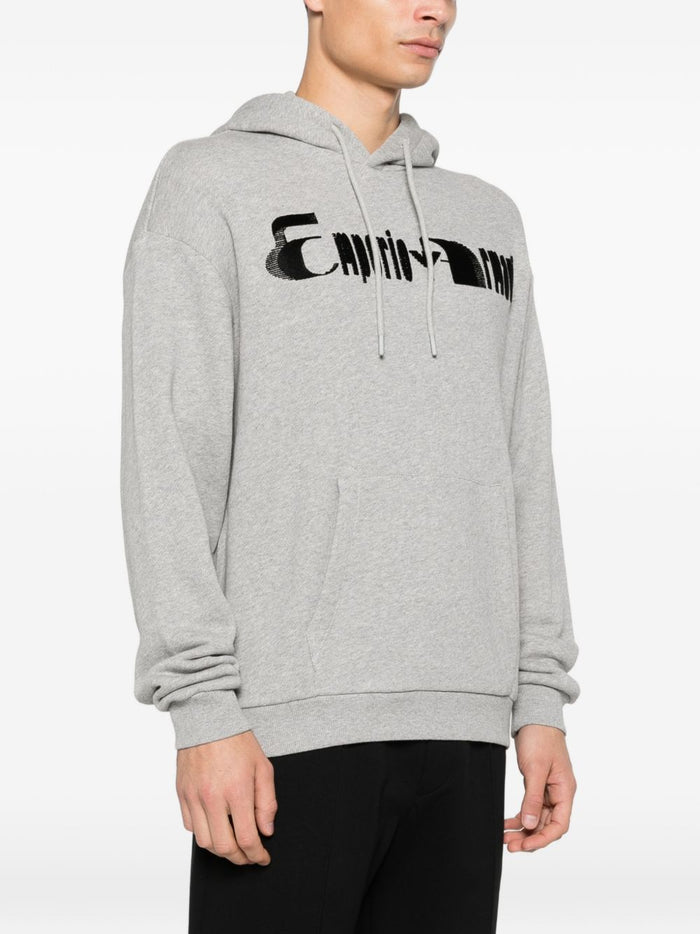 E.ARMANI EXCLUSIVE PRE Sweaters Grey Cotton