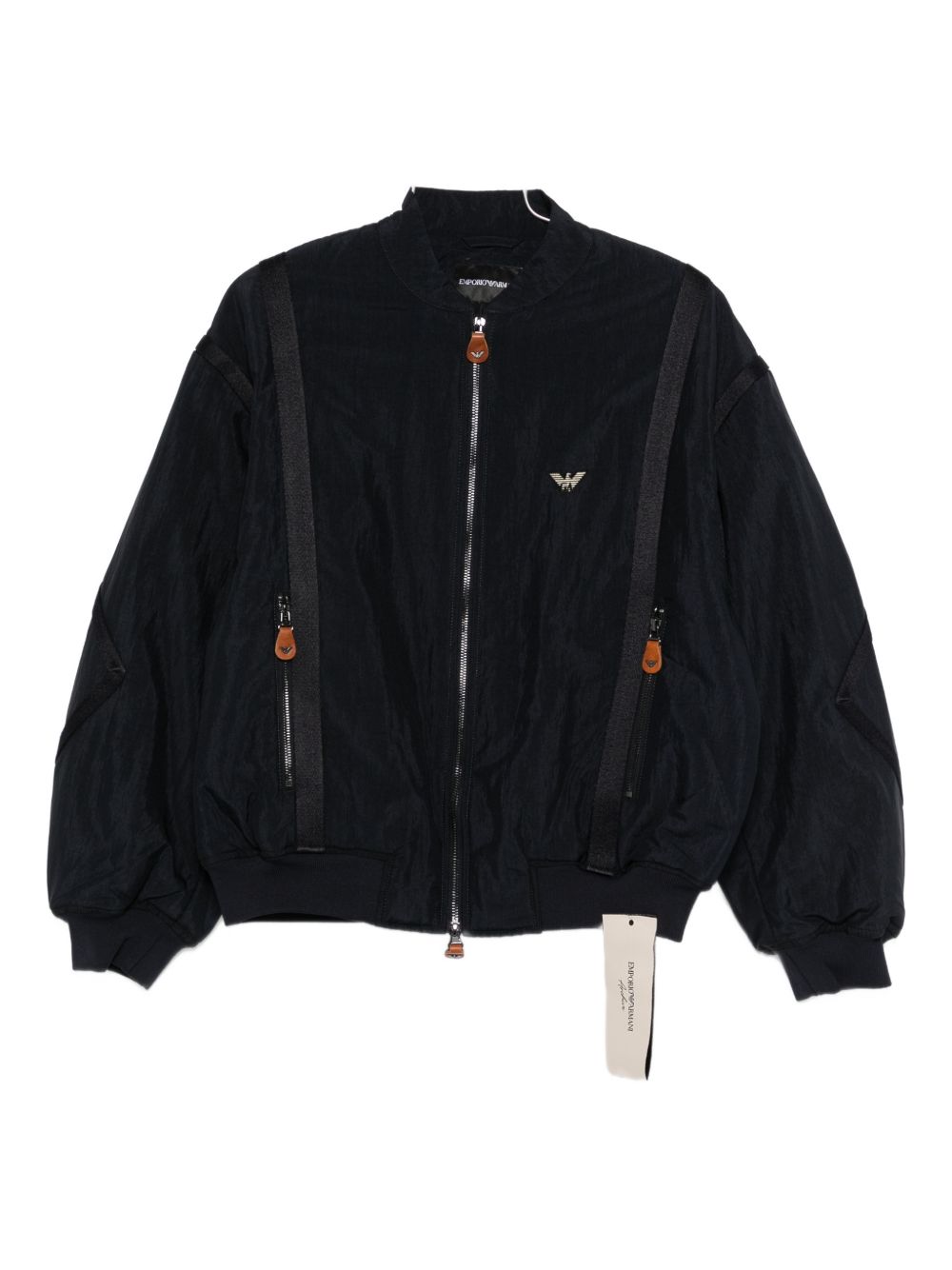 Emporio Armani Coats Blu Polyamide