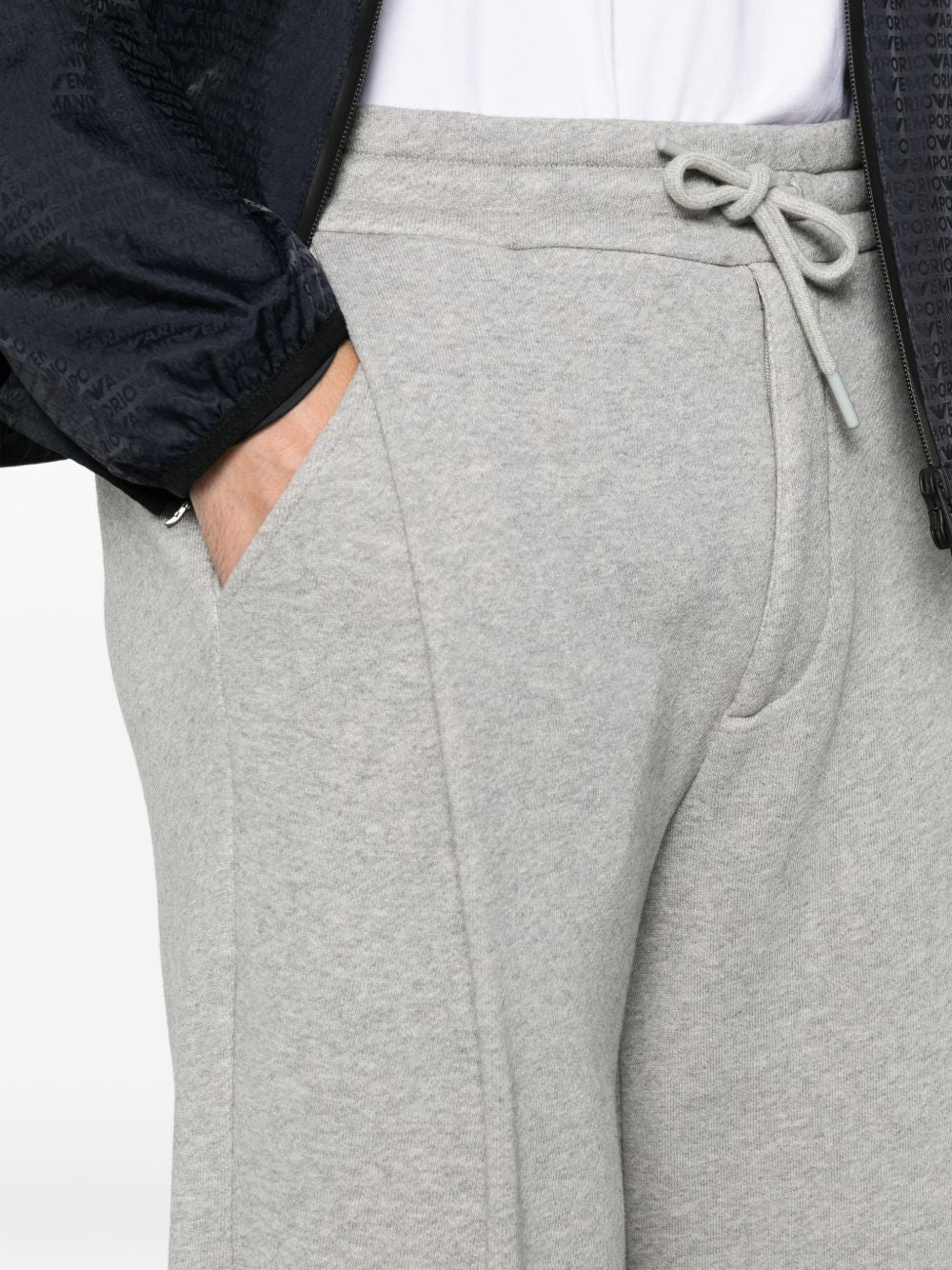 E.ARMANI EXCLUSIVE PRE Trousers Grey Cotton