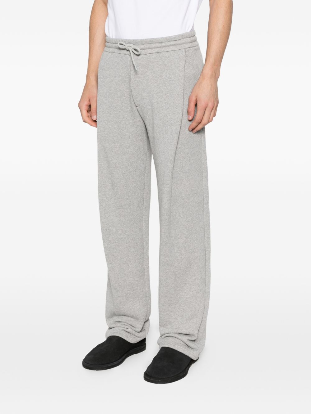 E.ARMANI EXCLUSIVE PRE Trousers Grey Cotton
