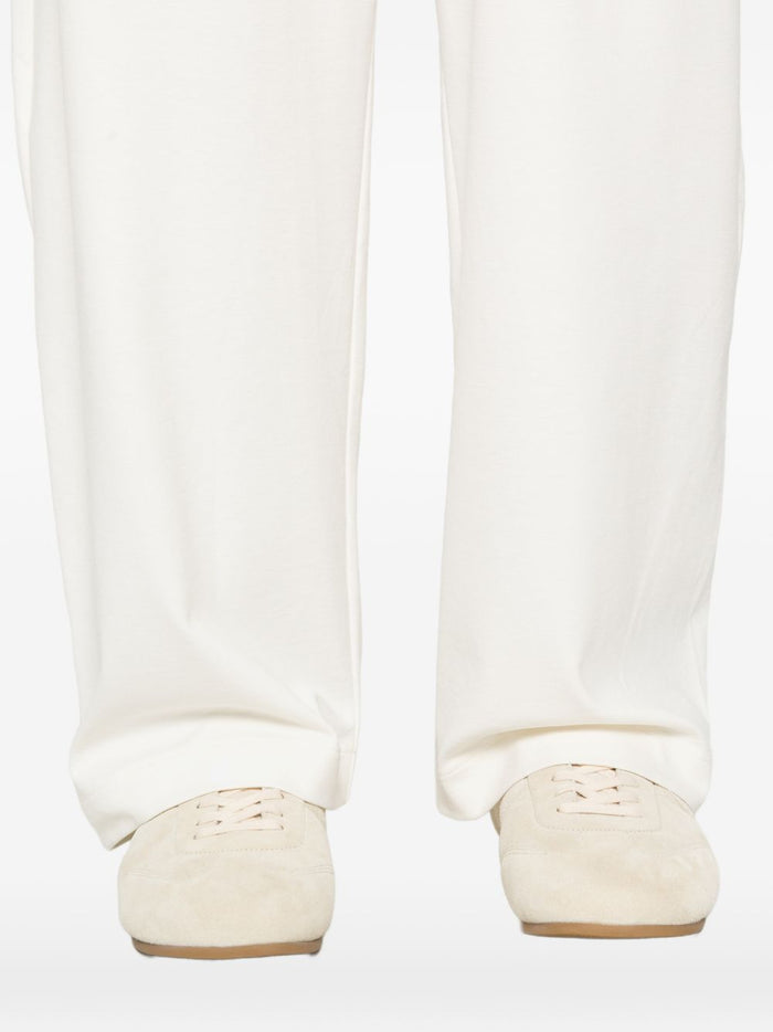 E.ARMANI EXCLUSIVE PRE Trousers White Viscose