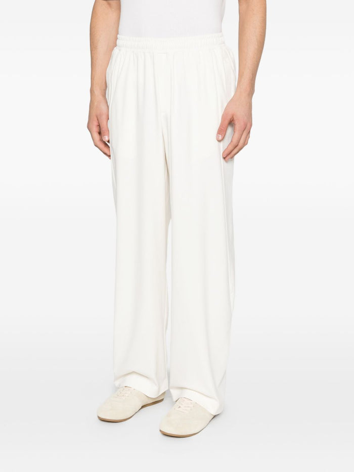 E.ARMANI EXCLUSIVE PRE Trousers White Viscose
