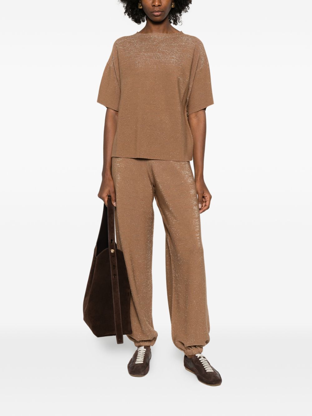 Fabiana Filippi Sweaters Brown Virgin Wool