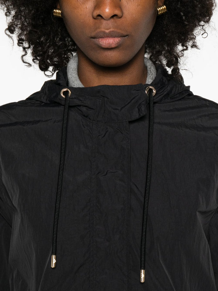 EMPORIO ARMANI CAPSULE PRE Coats Black Polyamide