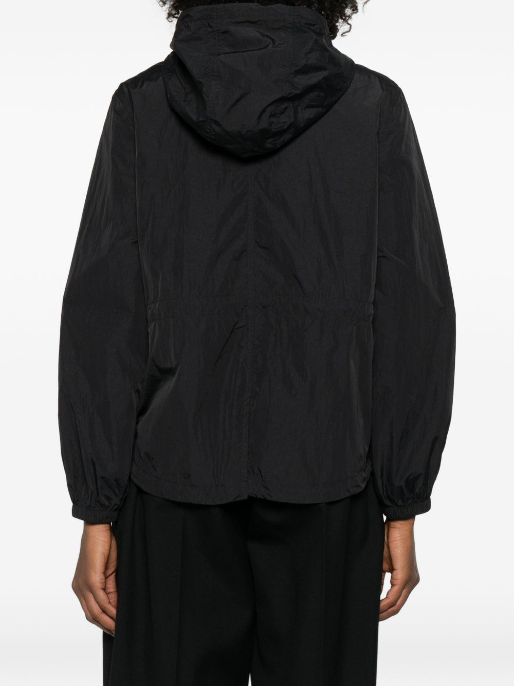 EMPORIO ARMANI CAPSULE PRE Coats Black Polyamide