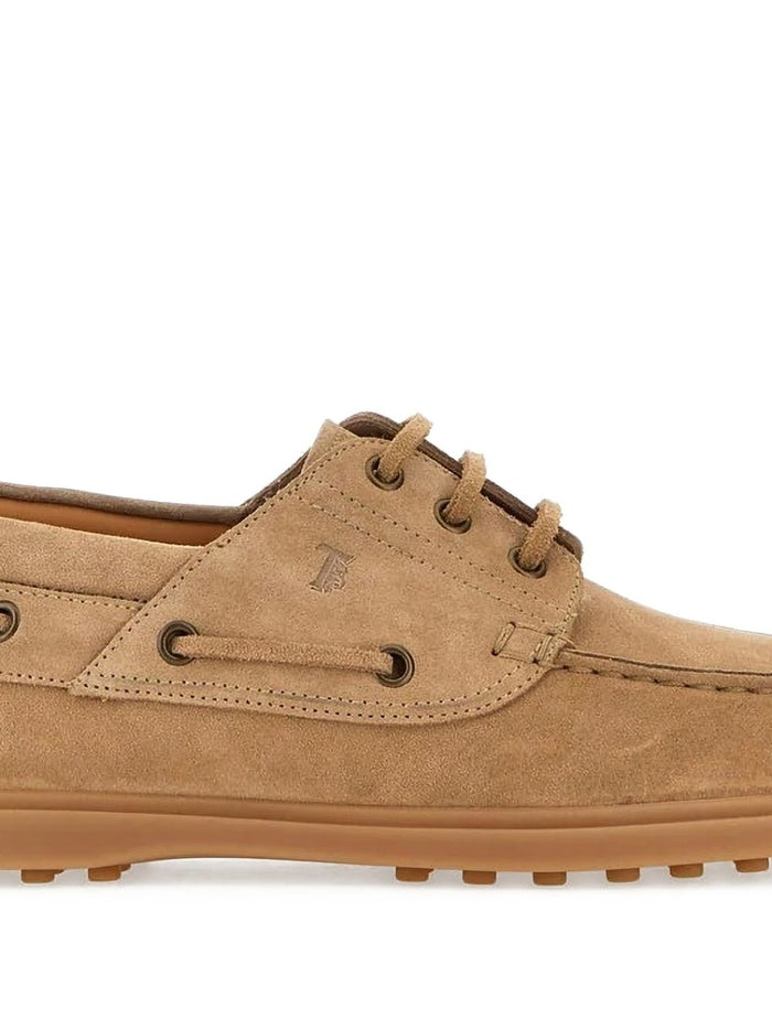Tods Flat shoes Marrone Chiaro Calf Leather