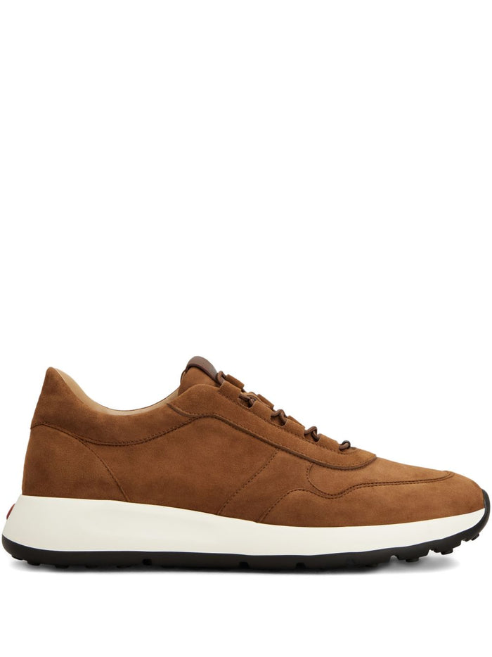 Tods Sneakers Brown Calf Suede 100 %