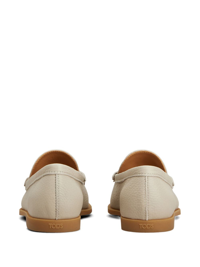 Tods Flat shoes Beige Calf Leather