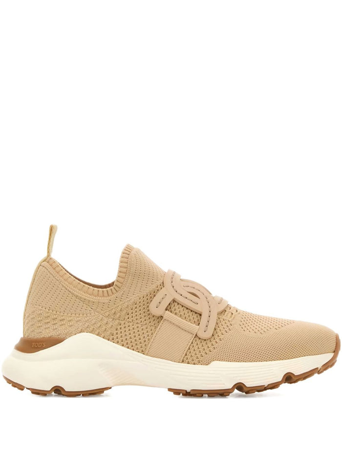 Tods Sneakers Beige Fabric