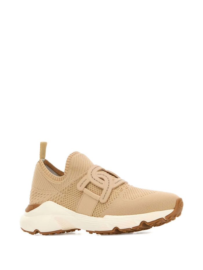 Tods Sneakers Beige Fabric