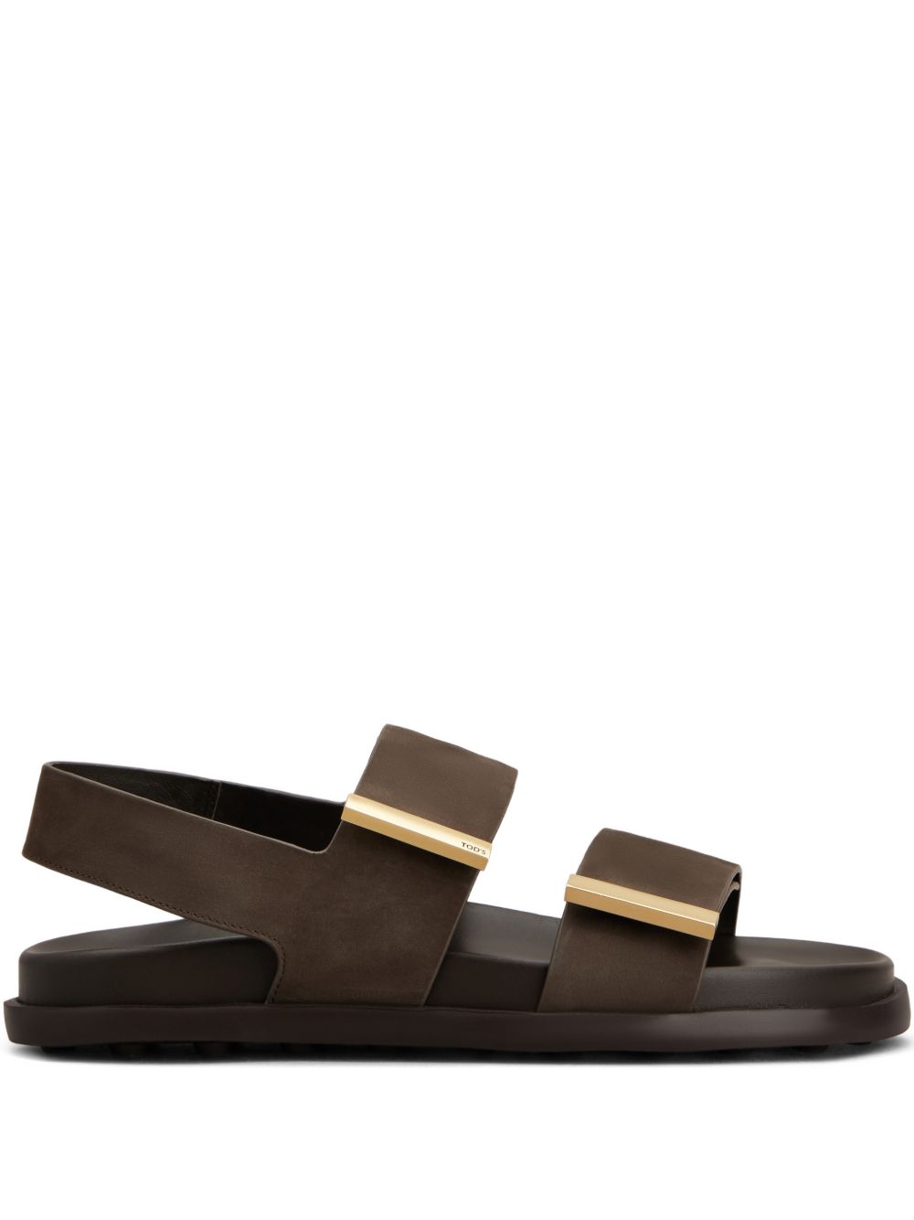 Tods Sandals Marrone Scuro Outer: Calf Leather