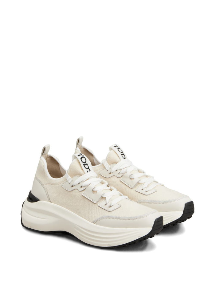 Tods Sneakers Light Grey Fabric