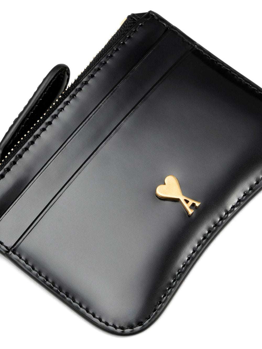 Ami Paris Wallets Black Cotton