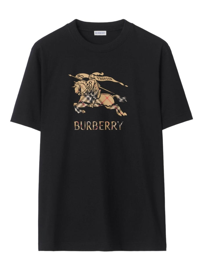 Burberry T-Shirts And Polos Black Cotton