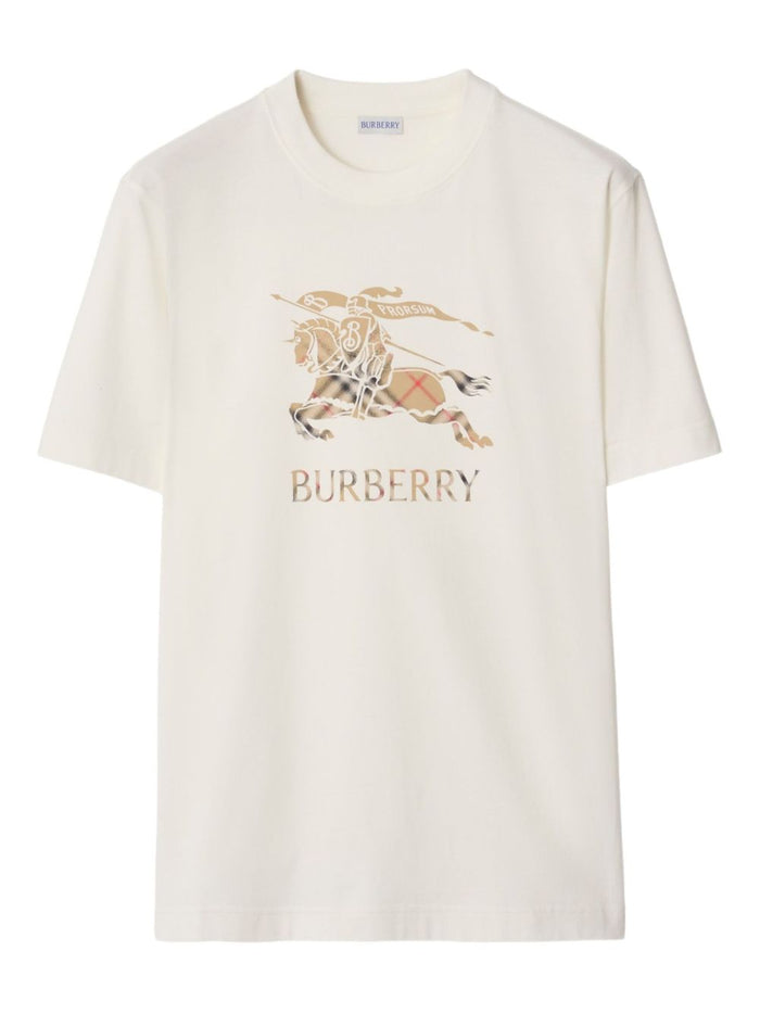 Burberry T-Shirts And Polos White Cotton